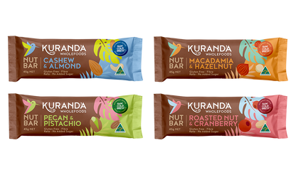Gluten Free Nut Bars | 4 Pack | Kuranda Wholefoods
