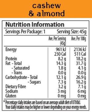 Cashew & Almond Nut Bars