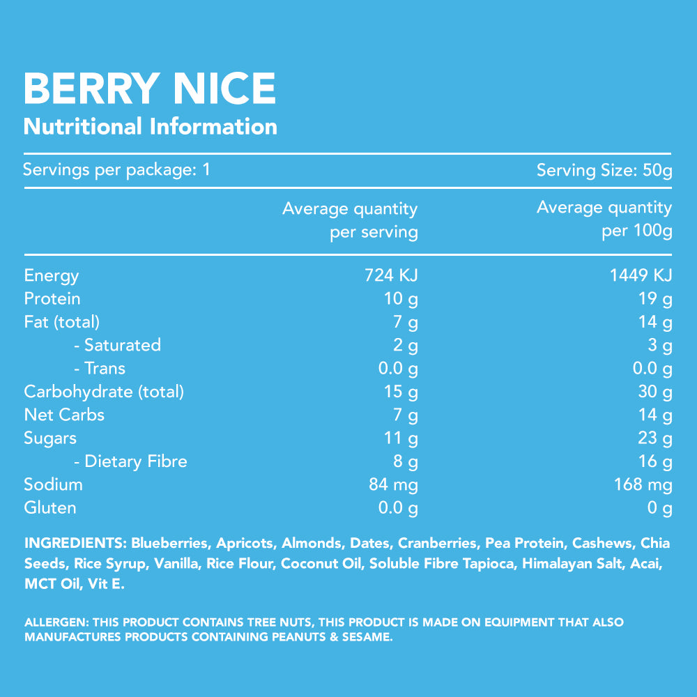 Berry Nice Superfood Protein Bar