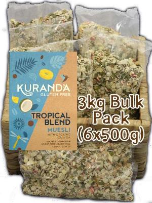 Kuranda Gluten Free Tropical Blend - Nut Free, Vegan, Wheat Free, Dairy Free, Plant Based