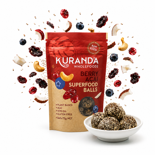 Berry Acai Superfood Protein Balls