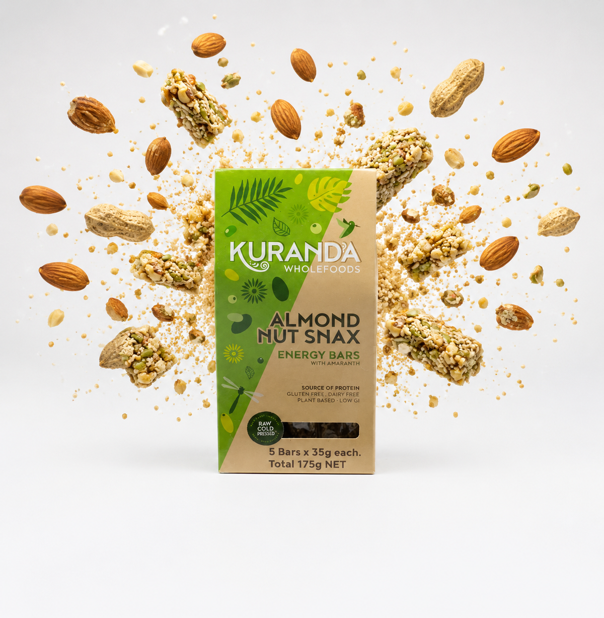Almond Nut Snax Energy Bars
