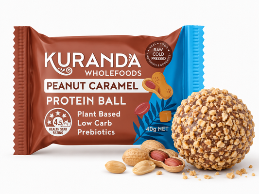 Peanut Caramel Protein Ball