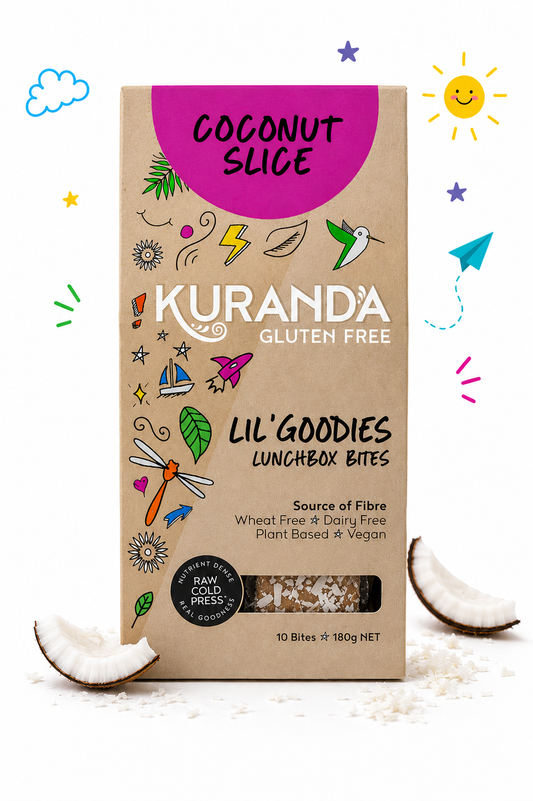 Lunchbox Bites - Coconut Slice