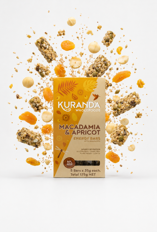 Macadamia and Apricot Energy Bars