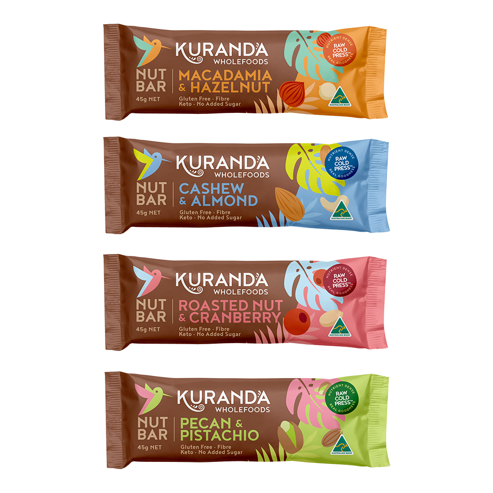 Kuranda Wholefoods Gluten Free Nut Bar Packs