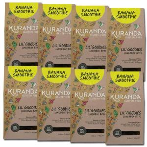 Kuranda Gluten Free Lil' Goodies Lunchbox Bites - Banana Smoothie - Nut Free Lunchbox Bites Delicious Yummy for School or Home