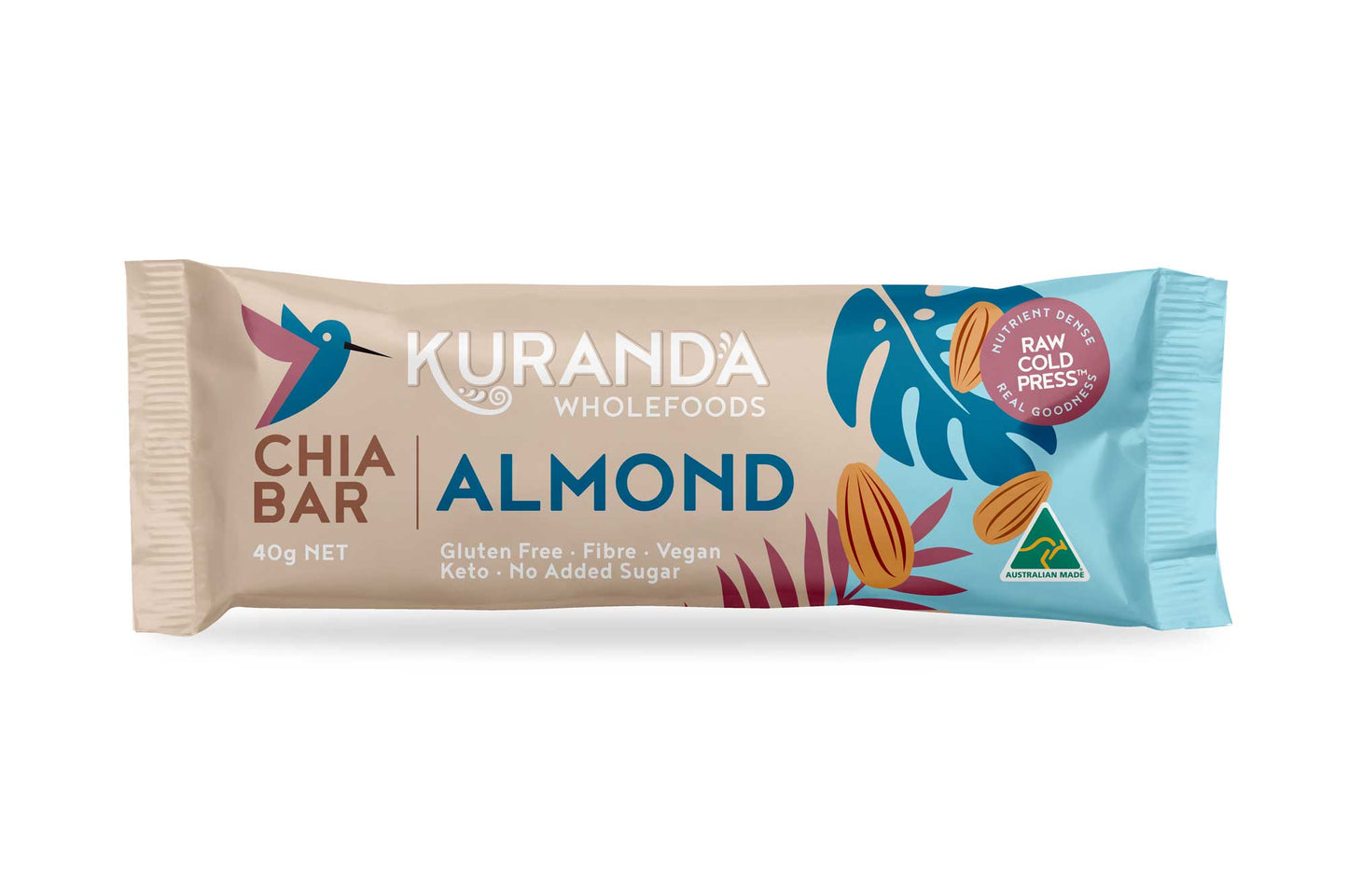 Chia & Almond Low GI Snack Bar