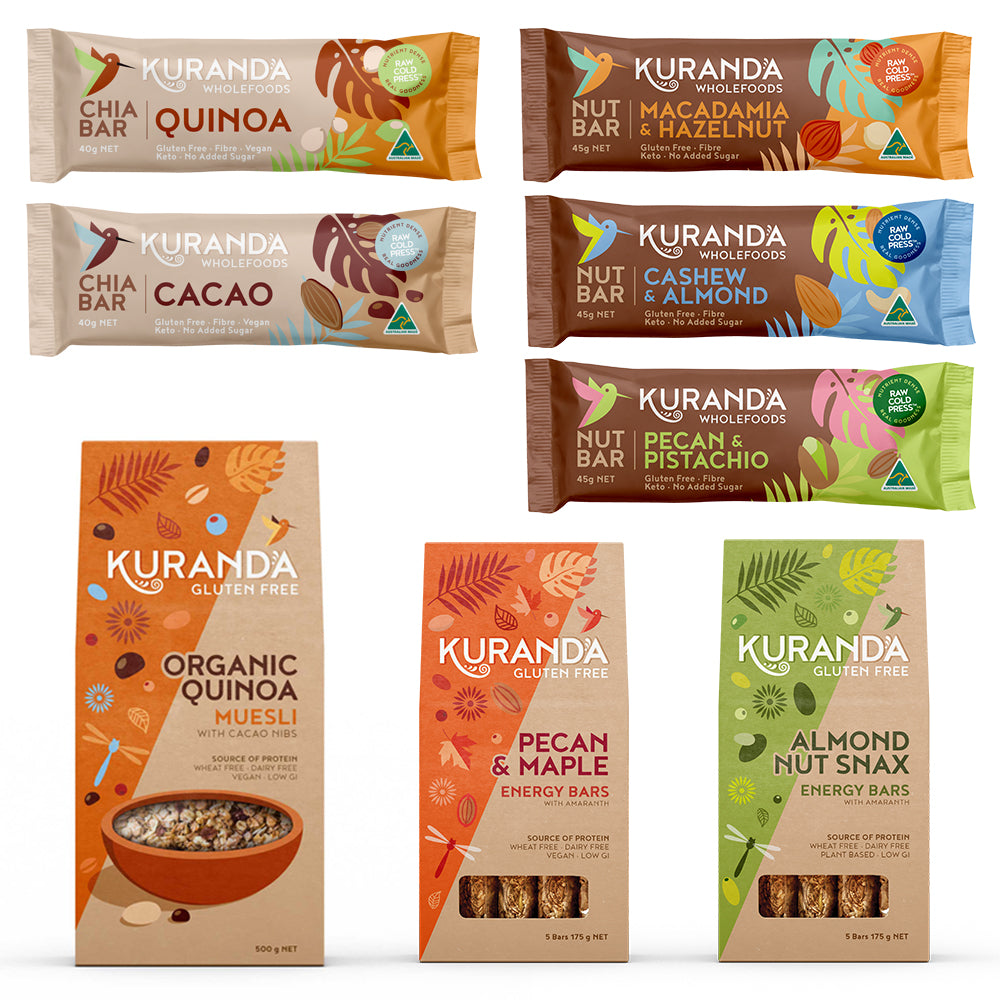 fruit free muesli and snack value bundle | Kuranda wholefoods 
