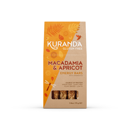 Macadamia and Apricot Energy Bars