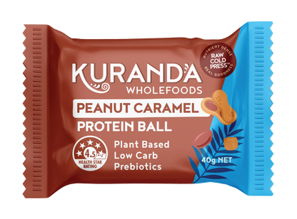 Peanut Caramel Protein Ball