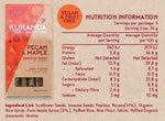 Kuranda Gluten Free Pecan and Maple 5 Pack Energy Bar Nutritional Panel - Vegan, Fructose Friendly, Fruit Free, Wheat Free, Plant-Based Protein, Delicious Muesli Bars