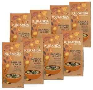 Kuranda Gluten Free Banana and Date Muesli Blend Gluten Free Wheat Free Dairy Free Muesli Breakfast Cereal